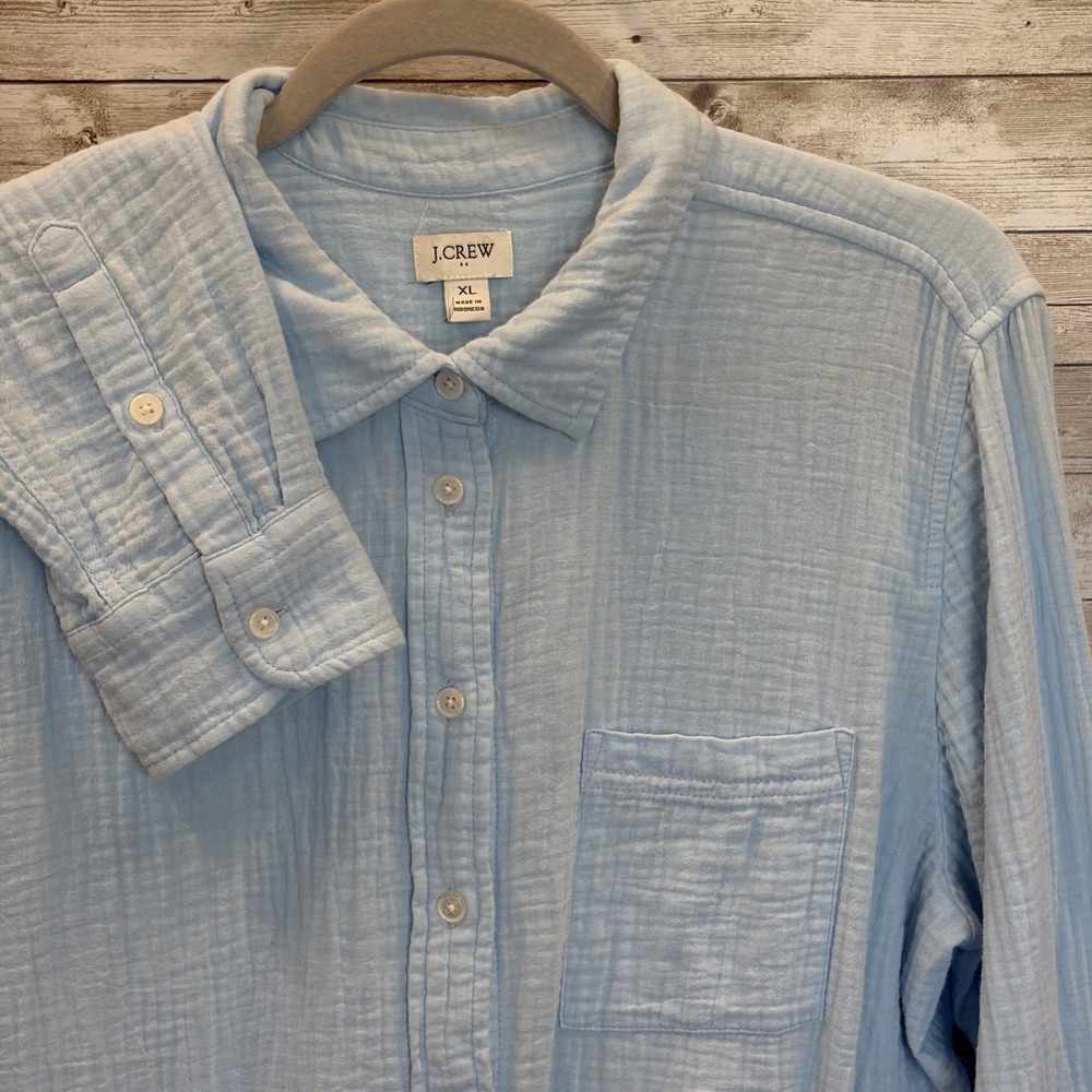 J. Crew Factory Light Blue Button-Down Shirt
